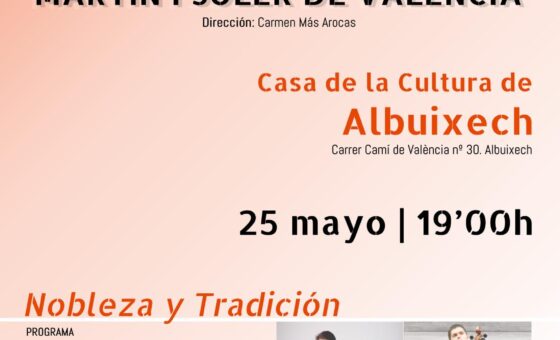 Concierto mayo 2025